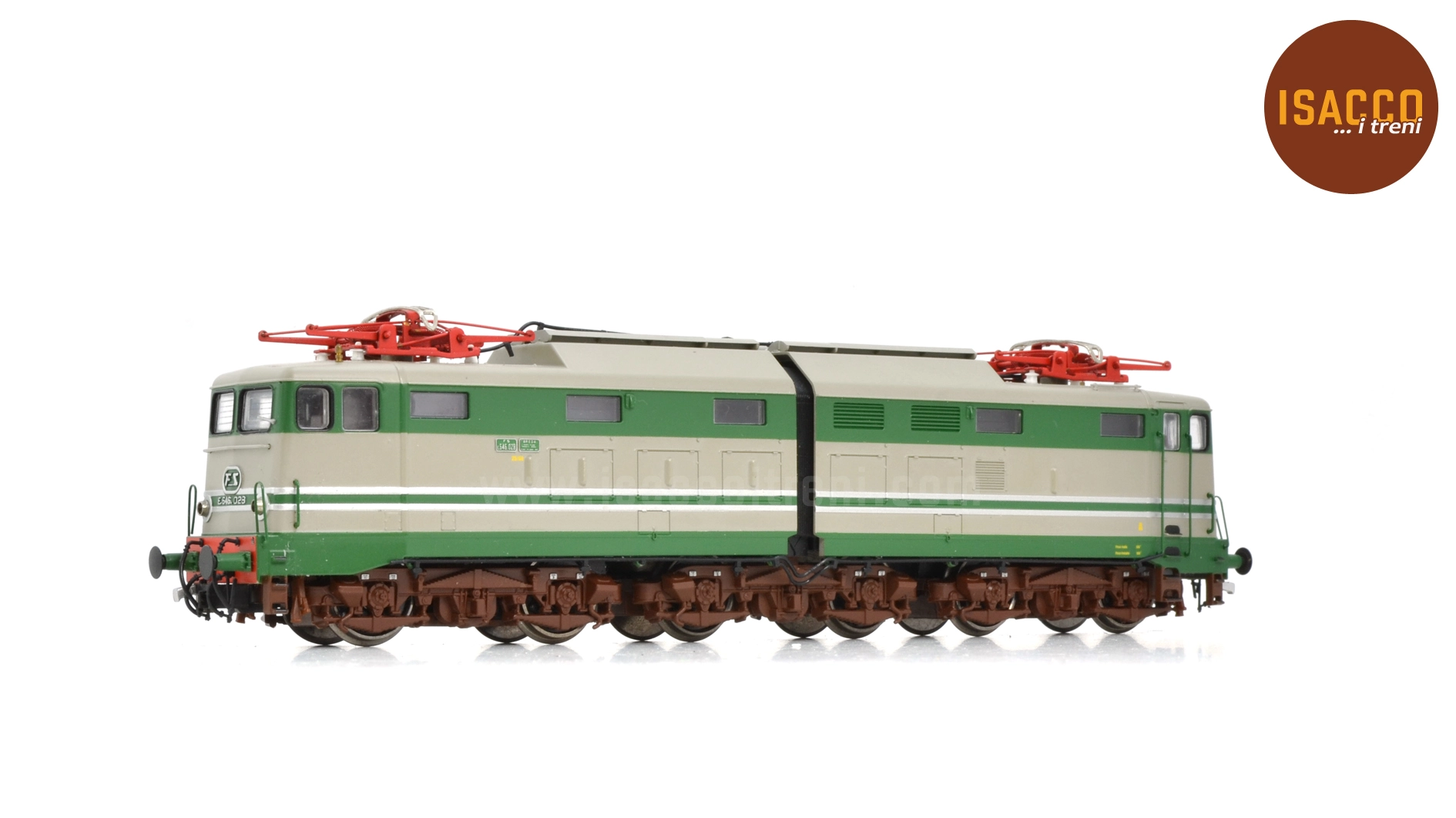 FS Locomotiva E 646.028 con modanature | Scala H0