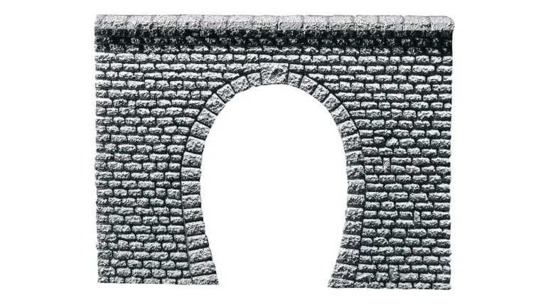 Portale tunnel conci in pietra naturale