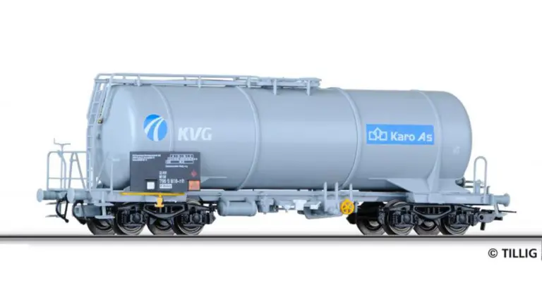 Carro cisterna DB in livrea "KVG/Karo" epoca V