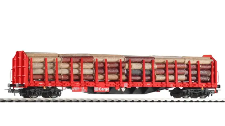 D-DB Cargo Carro Tipo Roos con legna | Scala H0