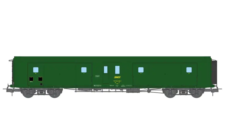 Bagagliaio ex-PLM (SNCF) verde 301