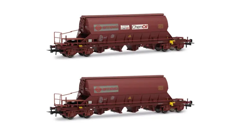 Set 2 carri Tipo Taoos (ERSA) “Ermewa/Chemoil”