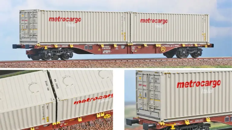 RO-TOUAX Carro Tipo Sgns “Metrocargo Italia” | Scala H0