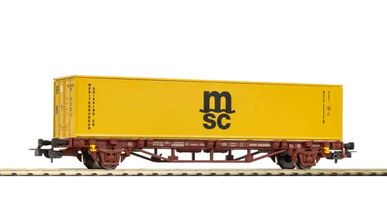 FS Carro Tipo Lbgs con container MSC | Scala H0