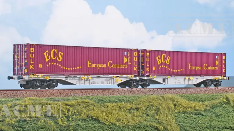 CH-HUPAC Carro Sggmrss casse “ECS” | Scala H0