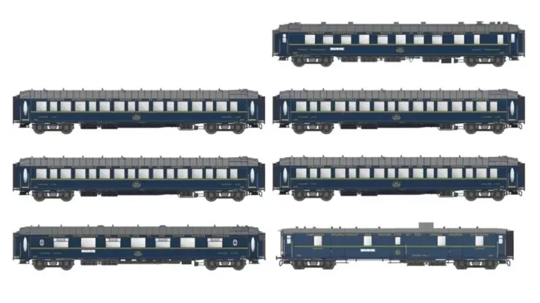 CIWL Set di 7 carrozze “Train Bleu” | Scala H0