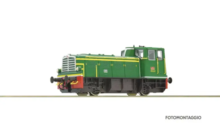 FS Locomotiva diesel D 225.6014 | Scala H0